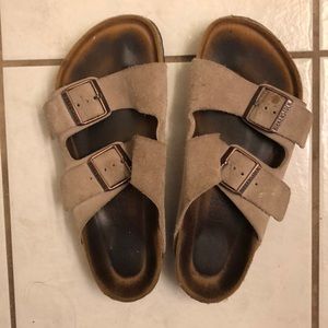 Tan Birkenstocks